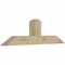 Ekena Millwork Portland Rough Sawn Timber Gable Bracket, Douglas Fir, 60"W x 17"H x 6"D x 6"F, 7/12 Pitch GBW060X17X0606POR00RDF - alternate 3
